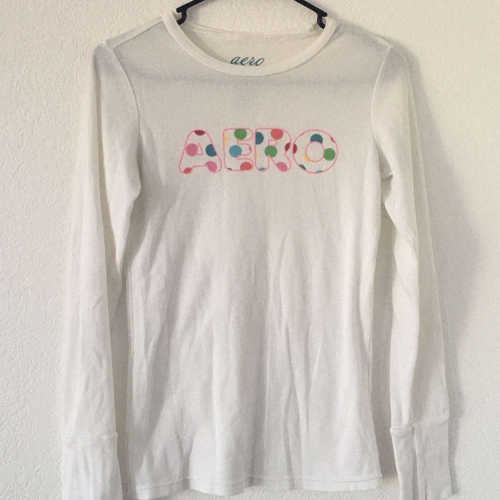 White Aeropostale Long Sleeves